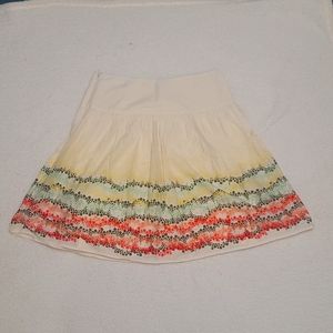 Final Price- J.Jill A-Line Skirt with Bubble Design